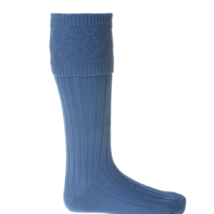 GLENCOE Ancient Blue kilt socks