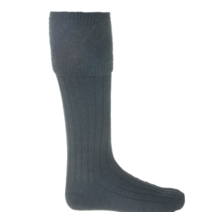 GLENCOE Charcoal kilt sock