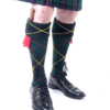 Full Hunting Scott Kilt Sock with tartan kilt