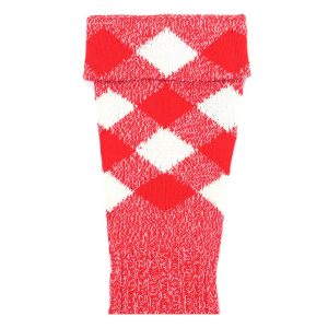 regimental half hose red white