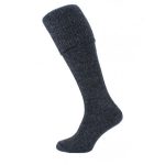 Charcoal kilt socks (plain)