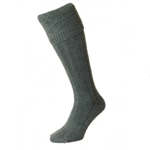 Marl patterned Grey kilt socks (premium) | Grey hose | FREE UK delivery